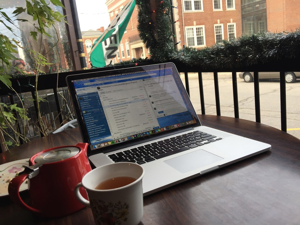 Coffee Shop Work Space