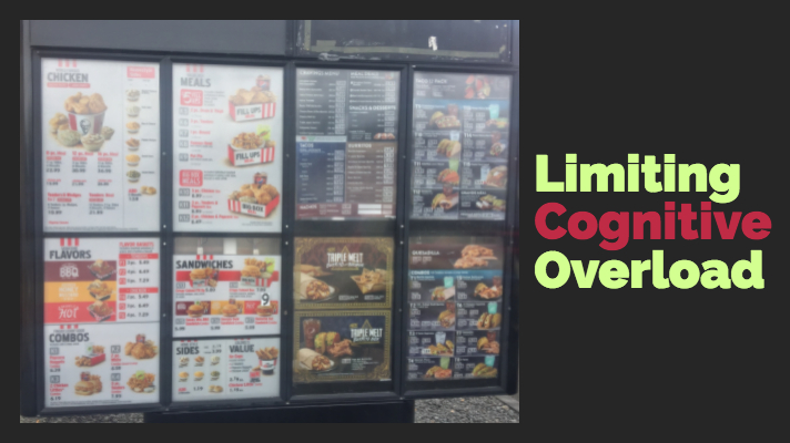 Less is More: Limiting Cognitive Overload – Christopher Bergeron